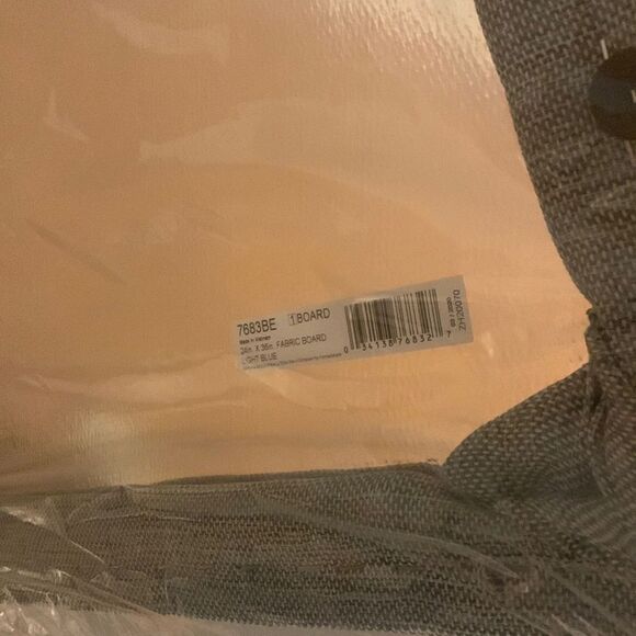 3' x 2' Bulletin Board Fabric Frameless Light Blue Oval 7683BE Quartet $150 New - Picture 10 of 10